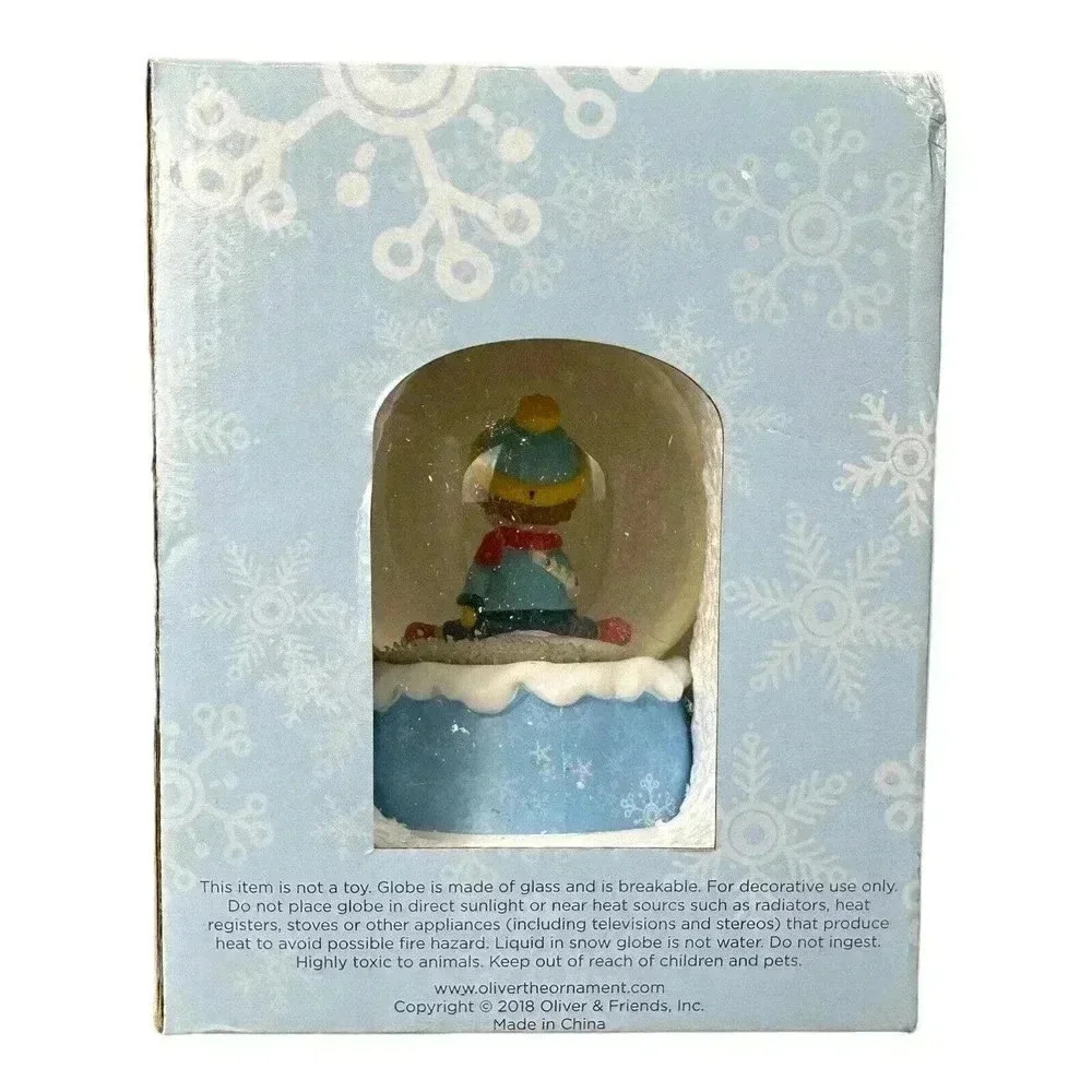 Oliver the Ornament LOT Christmas Gift Set, Snow Globe, Ornaments, And Books NEW - Picture 10 of 16